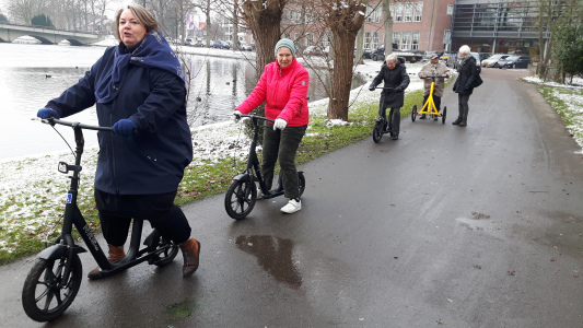  Ondanks het winterweer toch lekker in de buitenlucht